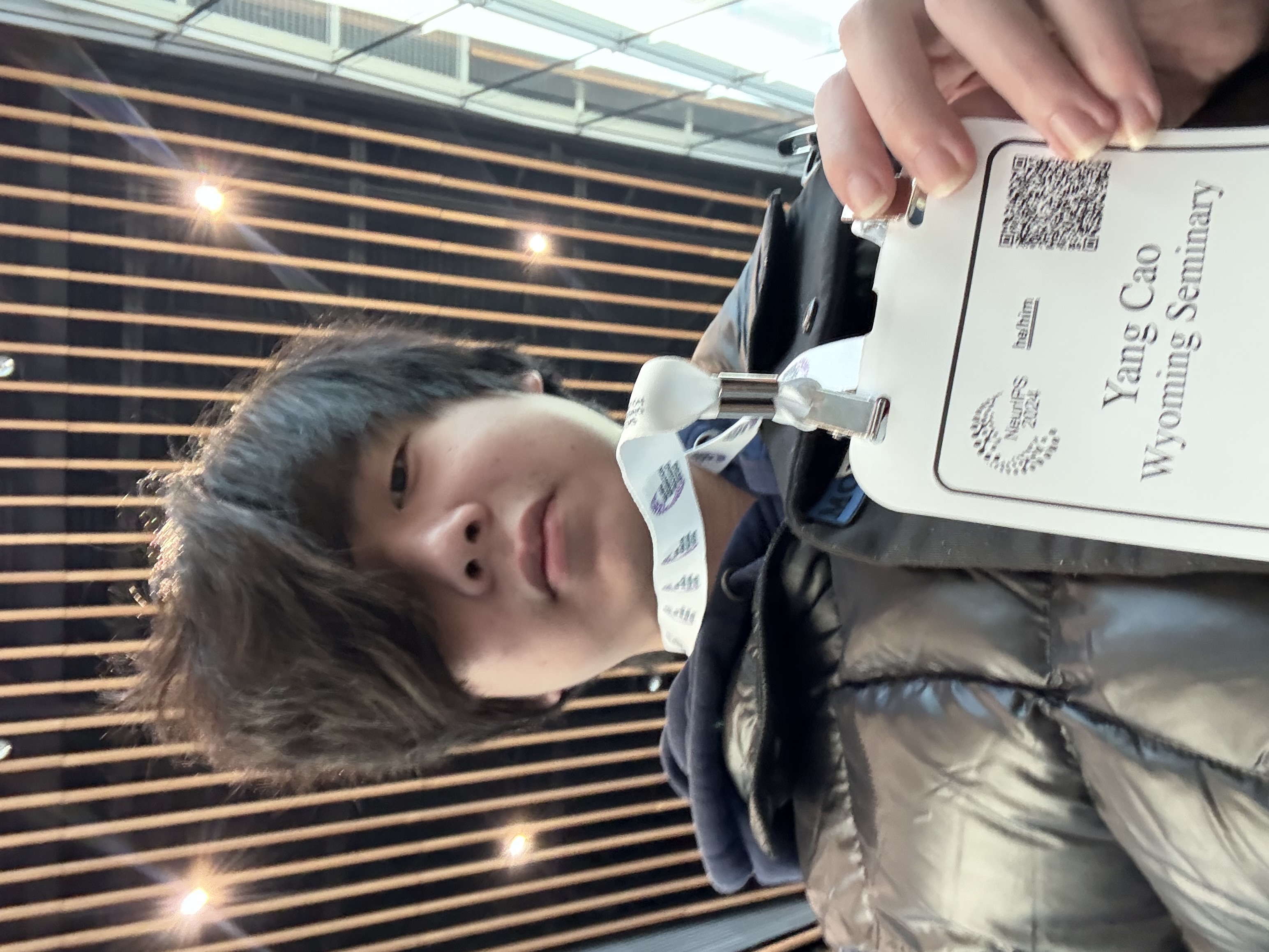 With my nametag